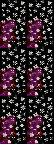 Çiçekli bahar çiçekleri. Küçük renkli çiçekler. Moda baskıları için zarif bir şablon. Robot resim. Küçük çiçekte güzel bir desen. Motley illüstrasyonu.