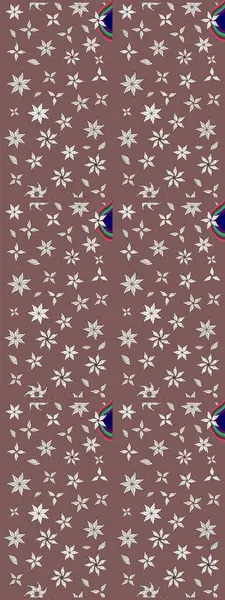 Arkaplan dokusu, duvar kağıdı kahverengi ve nötr renklerde çiçek teması. Kabile sanatı boho baskısı, klasik çiçek arkaplanı. Soyut etnik raster çizim kalıbı.