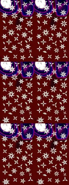 Yumuşak pamuk tasarımı. Raster 'ın taze dokusu. Yumuşak fayans. Paketleme, tekstil, duvar kâğıdı için çiçek eskizi. Klasik çiçek deseni.