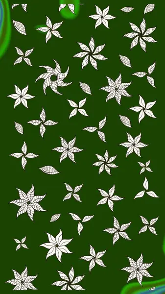 Suluboya, elle çizilmiş. Eskiz arkaplan modeli. Raster - stok. Vadinin çiçekleri yeşil ve nötr renklerde.