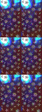 Küçük çaplı çiçeklerdeki basit şirin desenler. Tekstil veya kitap kapakları, imalat, duvar kağıtları, baskı, hediye paketi ve yapıştırma kitabı için çiçek eskizi geçmişi. Raster illüstrasyonu.