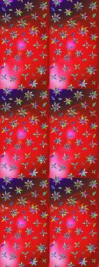 Klasik tropikal doğal elementlerin suluboya seti. Egzotik çiçekler, kırmızı ve pembe renkler üzerine botanik, parlak klasik doğa. Raster illüstrasyonu.