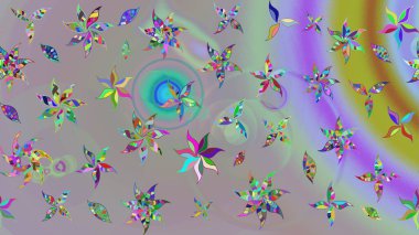 Çiçek kolajı. Doğa. - Gri ve nötr çiçekler. Çiçek kompozisyonu. Çiçek arkaplan. Küçük çiçekte güzel bir desen var. Raster deseni.