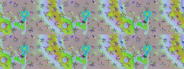 Raster illüstrasyonu. Tarafsız ve gri renklerde çiçekler. Çiçek desenli eskiz, vuruşlar, sıçramalar, yaz çiçekleri..