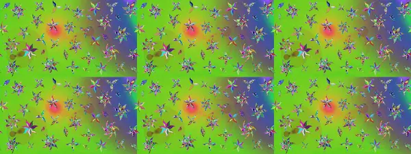 Egzotik çiçekler, yeşil ve mor renkler üzerine botanik ve parlak klasik doğa. Klasik tropikal doğal elementlerin suluboya seti. Raster illüstrasyonu.