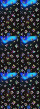 Çizim çiçek deseni duvar kağıdı, web sitesi arka planı, ambalaj kağıdı, davetiye, broşür, afiş veya web sitesi için kullanılabilir. El çizimi Raster çizimi. Karalama elementleri.