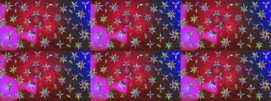 Raster illüstrasyonu. Küçük çiçekteki sevimli çiçek deseni. Tony 'nin kumaş kalıbını çiz. Modaya uygun kumaş deseni.