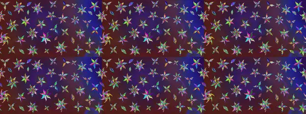 Güzel kumaş deseni. Doodle çiçekler ve dalları, otlar ve çiçekler. Raster Illustration. El çizilmiş.