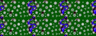 Renkli Bahar Teması eskiz kalıbı. Yeşil ve nötr renklerde çiçekler. Düz Çiçek Elementleri Tasarımı. Sevimli çiçek raster deseni.