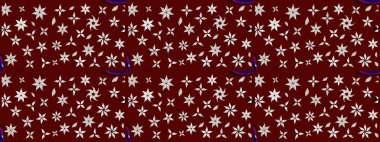 Kırmızı ve nötr renklerde çiçekler. Raster illüstrasyonundaki çiçek desenli çizim. Renkli Bahar Teması eskiz kalıbı. Düz Çiçek Elementleri Tasarımı.