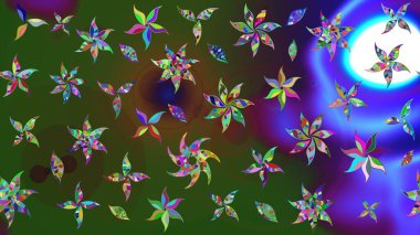 Raster 'ın taze dokusu. Yumuşak fayans. Klasik çiçek desenli. Yumuşak pamuk tasarımı. Paketleme, tekstil, duvar kağıdı için çiçek arkaplanı.