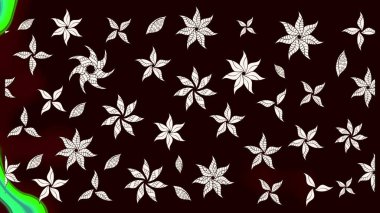 Raster deseni. Karalama çiçekleri çizim kalıbı. Siyah ve nötr el çizimi desen. Sanat ilham verir ve tarafsız bir şekilde çiçek bırakır..