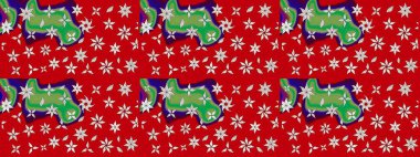 Eski moda arka plan. Güzel, parlak, pürüzsüz kumaş, tuval. Çiçek çelengi. Raster illüstrasyonu. Desen, çizim, çiçek sınırı. Kıvırcık, parlak örgü.