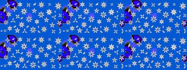 Şatafatlı bahar bahçesi dokusu. Çiçek deseni. Flower eskiz arka planı. Raster illüstrasyonu.