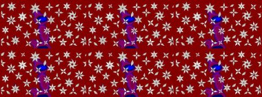 Renkli Yaz Temalı eskiz kalıbı. Güzel kumaş deseni. Raster Illustrasyon 'daki Çiçek Deseni' nin son moda çizimi. Düz Çiçek Elementleri Tasarımı.