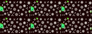 Düz Çiçek Elementleri Tasarımı. Siyah ve nötr renklerde çiçekler. Güzel çiçek deseni. Renkli Bahar Teması çizim şablonu.