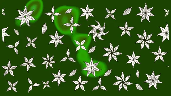 Kabile sanatı boho baskısı, klasik çiçek arkaplanı. Soyut etnik raster çizim kalıbı. Arkaplan dokusu, duvar kağıdı, yeşil ve nötr renklerde çiçek teması.