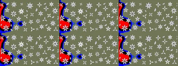 Eski usul. Eskiz geçmişi. Raster illüstrasyonu. Raster. Kumaş, tekstil, duvar kağıdı baskısı için. Tomurcukları çiçekli sevimli çiçek deseni..