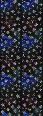 Modern gelişim, gri ve mavi raster arka plan duvar kağıdı çizimi, klasik çizgili desenli desenli çiçekler, çiçekli süsler. Çiçekli el çizimi çizimi deseni.