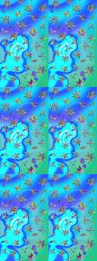 Of doodle elements. Hand drawn Raster illustration. Sketch flower pattern can be used for wallpaper, website background, wrapping paper, invitation, flyer, banner or website.