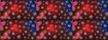 Raster illüstrasyonu. Çiçekli, yapraklı, çiçek desenli eskiz. El çizimi.