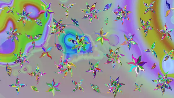 Egzotik çiçekler, gri ve nötr renkler üzerine botanik ve parlak klasik doğa. Raster illüstrasyonu. Klasik tropikal doğal elementlerin suluboya seti.