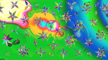 Güzel kumaş deseni. Küçük bir çiçekte eskiz deseni. Hoş bir çiçek geçmişi var. Raster illüstrasyonu.