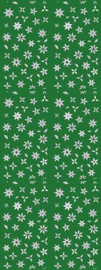 Düz Çiçek Elementleri Tasarımı. Sketch Colour Spring Theme eskiz kalıbı. Sevimli çiçek raster deseni. Yeşil ve nötr renkte çiçekler.