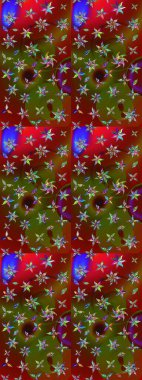 Tekstil ve kapak tasarımı için mükemmel. Doodle tarzı. Elle çizilmiş sonbahar çiçeği deseni. Kırmızı ve kahverengi renkte çiçekler. Renkli kırmızı ve kahverengi çizim deseni.