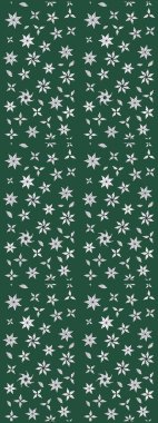 Soyut etnik raster çizim kalıbı. Arkaplan dokusu, duvar kağıdı, yeşil ve nötr renklerde çiçek teması. Kabile sanatı boho baskısı, klasik çiçek arkaplanı.