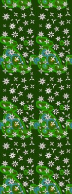 Motley illüstrasyonu. Küçük renkli çiçekler. Moda baskıları için zarif bir şablon. Küçük çiçekte güzel bir desen. Çiçekli bahar çiçekleri.