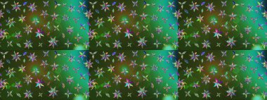 Raster Hip kumaş deseni. Eskiz Vintage Çiçek Deseni.