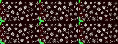 Karalama çiçekleri çizim kalıbı. Sanat, tarafsız ve ilham verici bir çiçek ve arkasında iz bırakır. Raster deseni. Siyah ve nötr el çizimi desen.