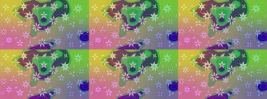 Raster stili kumaş deseni. Çiçekler suluboya çizim deseni.