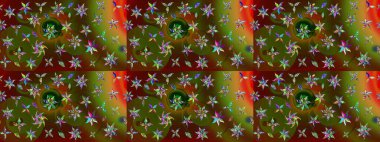 Küçük çiçekte güzel bir çiçek deseni var. Çiçekli çiçek deseni, suluboya. Raster deseni.