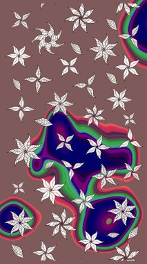 Etnik Mandala süsleme. Hint çiçek desenli madalyon desen. Kullanılabilir Tekstil, tebrik kartı, boyama kitabı, telefon durumda yazdırma için. Raster kına dövme stil.