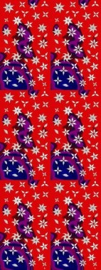 Parlak elementlerin. Çizim çiçek deseni duvar kağıdı, web sitesi arka planı, ambalaj kağıdı, davetiye, broşür, afiş veya web sitesi için kullanılabilir. El çizimi Raster illüstrasyonu.