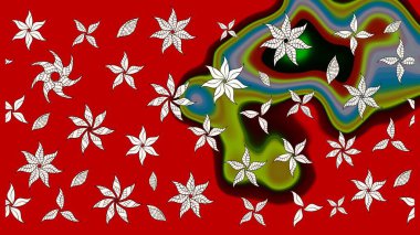 Raster Henna dövme stili. Tekstil, tebrik kartı, boyama kitabı, telefon kılıfı baskısı için kullanılabilir. Etnik Mandala süsü. Hint çiçekli desenli şal desenli..