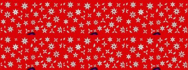 Güzel çiçek deseni. Renkli Bahar Teması eskiz kalıbı. Düz Çiçek Elementleri Tasarımı. Kırmızı ve nötr renkte çiçekler.