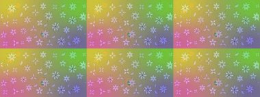 Küçük renkli çiçekler. Motley illüstrasyonu. Çiçekli bahar çiçekleri. Moda baskıları için zarif bir şablon. Küçük çiçekte şirin desenler.