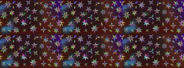 Güzel kumaş deseni. Raster illüstrasyonu. Küçük bir çiçekte eskiz deseni. Güzel çiçek arkaplanı..