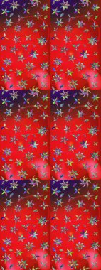 Çiçekler suluboya tarzında kırmızı ve kahverengi renklerde. Kırmızı ve kahverengi renkte çiçekler olan çiçek deseni çiz.