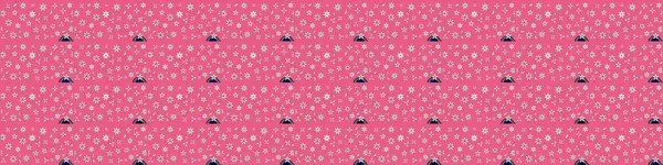 Bir sürü pembe ve nötr soyut çiçekli tropik eskiz deseni. Küçük çiçekteki sevimli çiçek deseni. Varicolopink ve nötr raster çizimi.