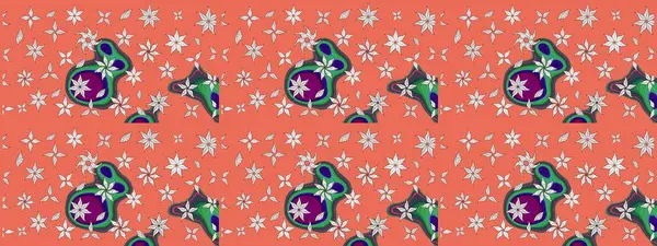 Bahar mevsimi. Nazik romantik baskı. Çiçekler turuncu ve nötr renklerde. Tatil havası. Raster güzel bir çiçek deseni çiziyor..