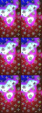 Anti-stres için soyut örnek sayfası. Kırmızı ve mor renklerde. Raster illüstrasyonu.