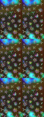 Büyük bir çiçek boyası seti. Kartlar, davetiyeler, tarih kartları ve daha fazlası için kullanılabilir. Raster şirin suluboya çiçek deseni çizimi.