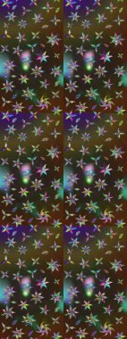 Raster stili kumaş deseni. Çiçekler suluboya çizim deseni.