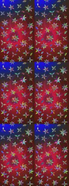 Tatil havası. Bahar mevsimi. Raster güzel bir çiçek deseni çizmiş. Nazik romantik baskı.