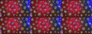 Eskiz Vintage Çiçek Deseni. Raster Kalça dokusu deseni.