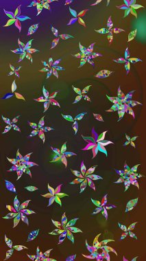 Raster Hip kumaş deseni. Eskiz Vintage Çiçek Deseni.